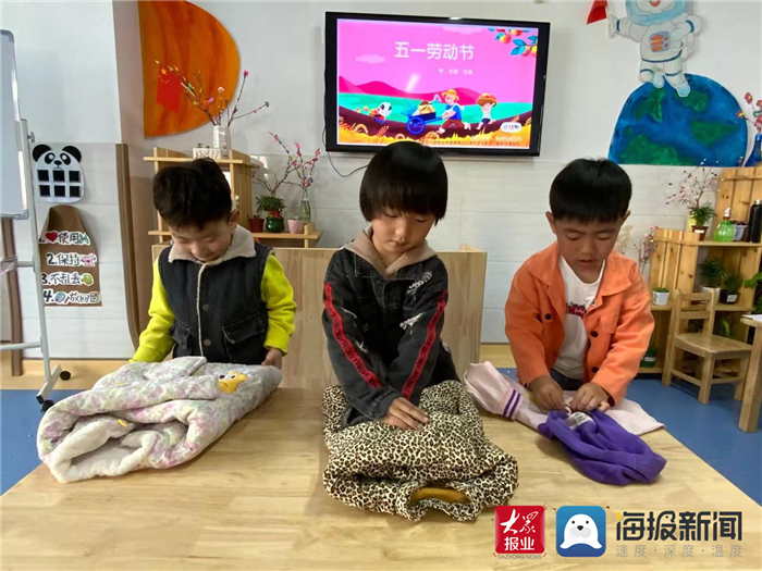 单县健康路幼儿园开展劳动节主题教育活动