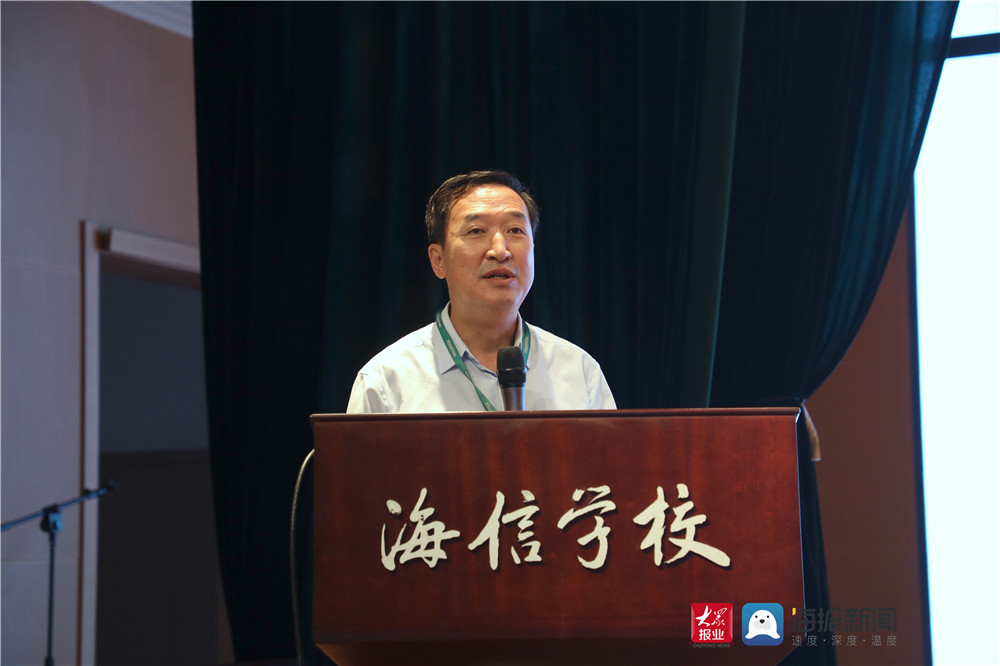教育 教育资讯  海信学校副校长王永祥做了全员安全培训和疫情防控