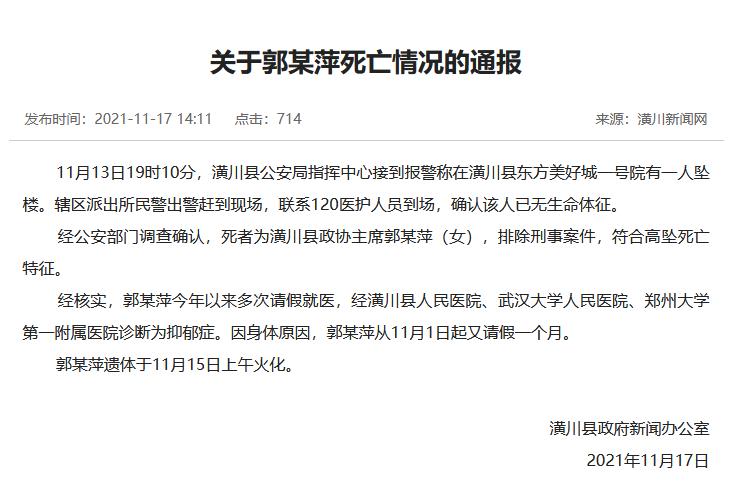 经潢川县人民医院,武汉大学人民医院,郑州大学第一附属医院诊断为抑郁