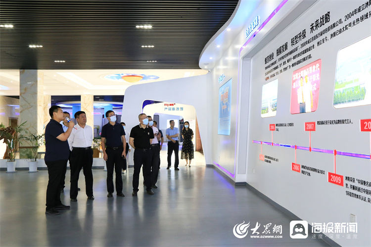 日照市企业创新驱动发展状况调研组走进莒县