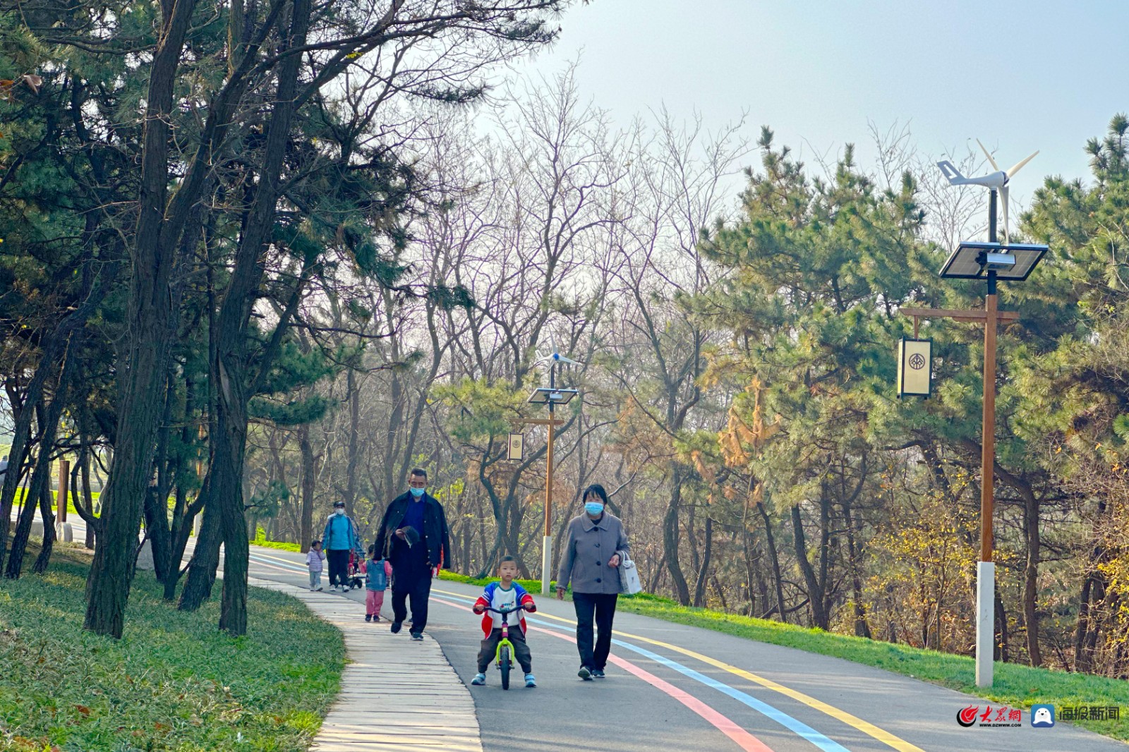 西海岸新区首个文化型公园-徐山公园。齐长城遗址贯穿东西的徐山-青青岛社区
