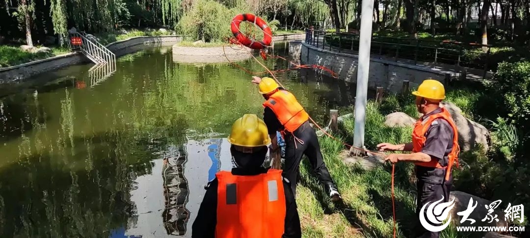 潍坊市直管公园景区毫不松懈持续抓好防溺水安全工作