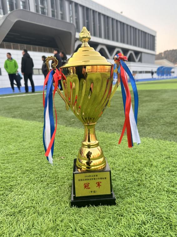 夺冠！历城二中男足取患上2024山东省校园足球协会杯青少年锦标赛甲组冠军