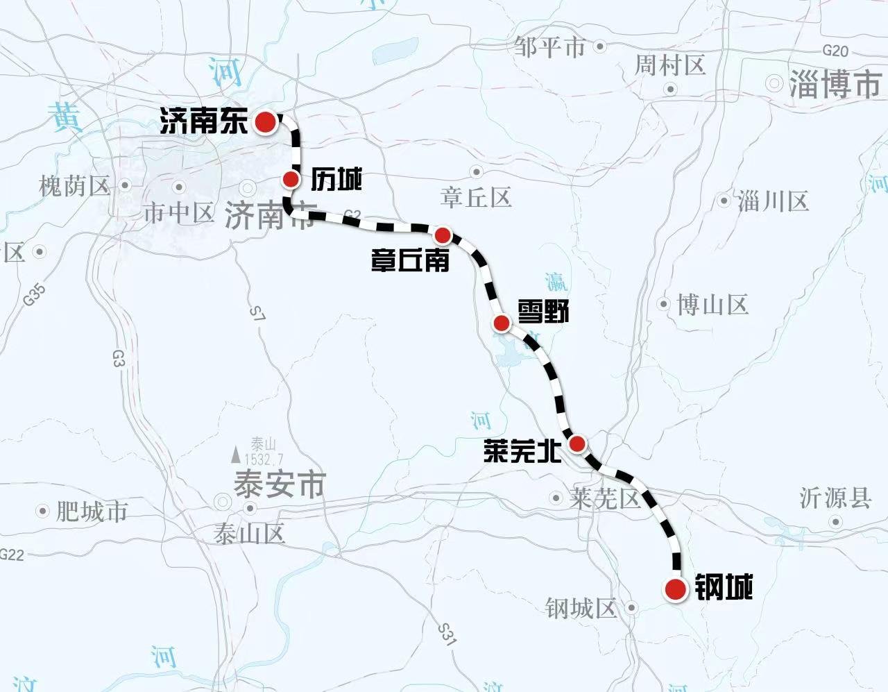 济莱高铁线路图历城段图片